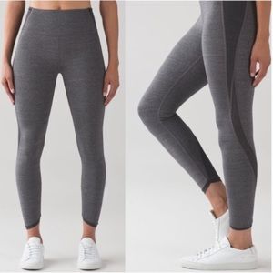 Lululemon Featherlight Tights Leggings Gray 4